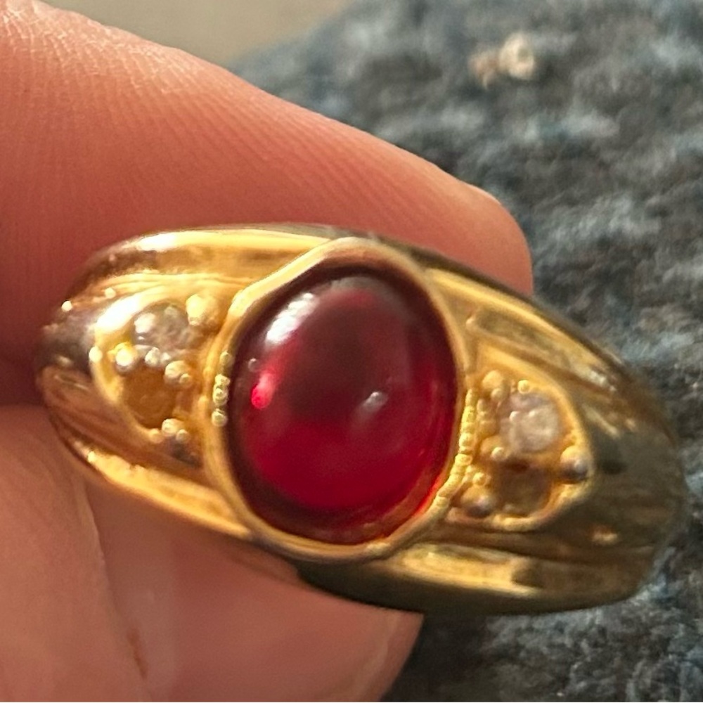 Men’s ruby ring
